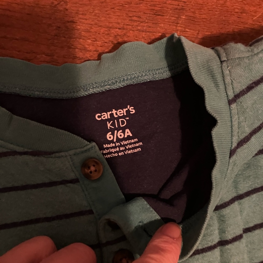 2/40$ Bundle 9 pieces Carters Osh 100% cotton size 6 - Picture 11 of 14